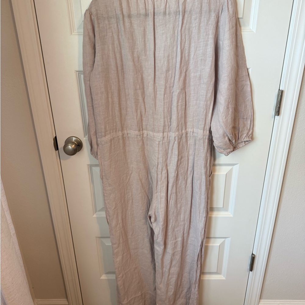 Velvet by Graham & Spencer Light Taupe Jumpsuit - Picture 5 of 5